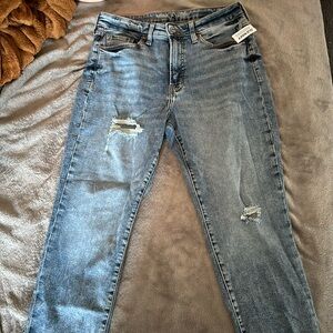 Old Navy Women’s O.G. Straight High-Rise Jeans Extra Stretch